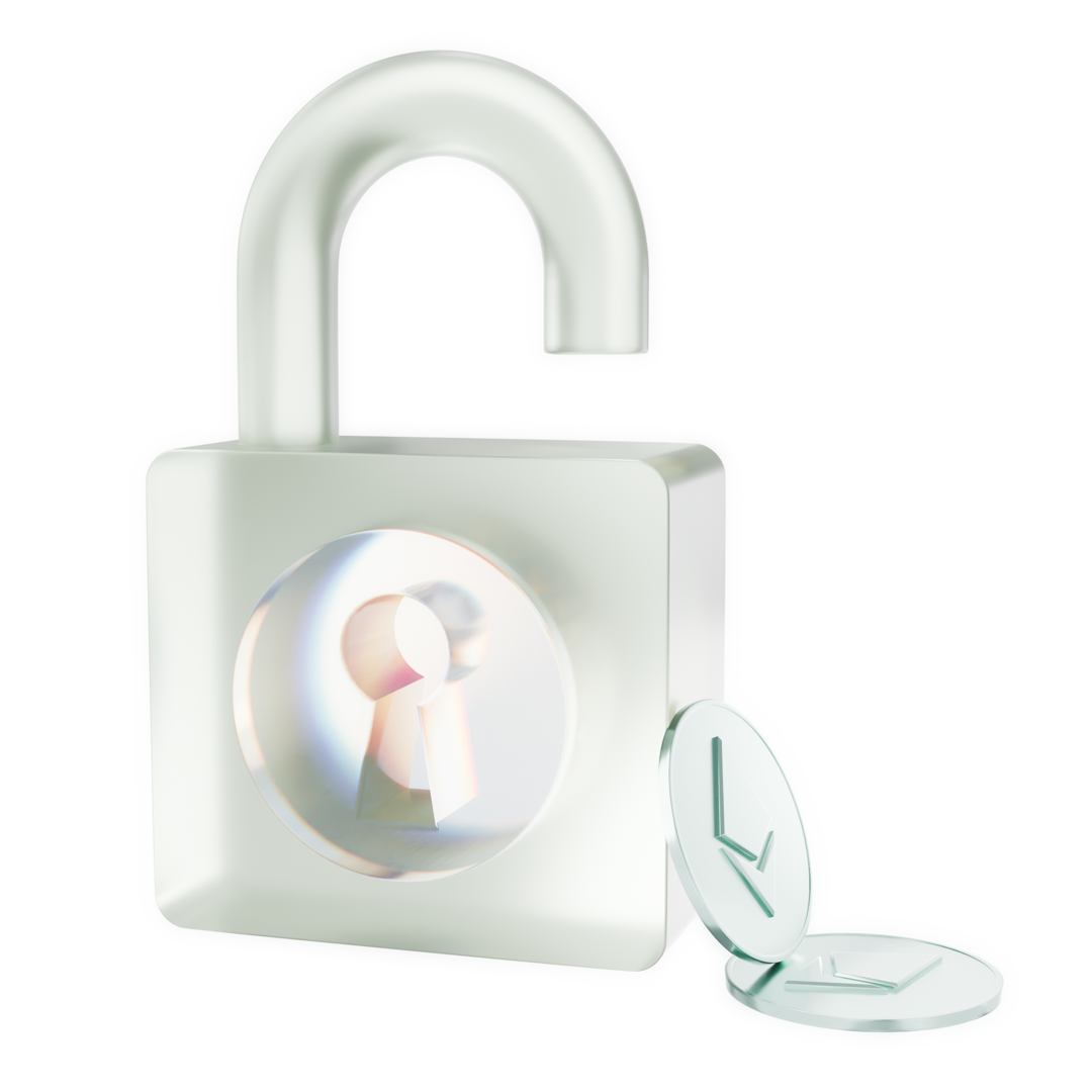 Security lock with Bitcoin